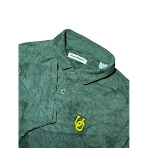Tommy Bahama Oregon Ducks Miramar Blooms Polo Shirt Mens Medium Collegiate